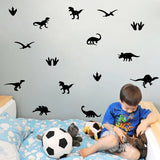 Stickers dinosaure noir - Planète Dinosaure - Jouets, Vêtements, Bijoux et Accessoires pour les Fans de Dinosaures