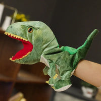 Peluche dinosaure main Planète Dinosaure - Jouets, Vêtements, Bijoux et Accessoires pour les Fans de Dinosaures