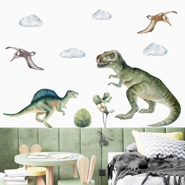 Stickers muraux t rex - Planète Dinosaure - Jouets, Vêtements, Bijoux et Accessoires pour les Fans de Dinosaures