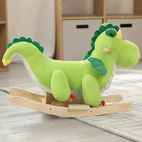 Dinosaure en Bois: Dinosaure a bascule en bois
