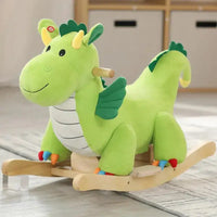 Dinosaure en Bois: Dinosaure a bascule en bois