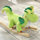 Dinosaure en Bois: Dinosaure a bascule en bois