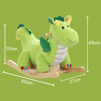 Dinosaure en Bois: Dinosaure a bascule en bois