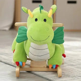 Dinosaure en Bois: Dinosaure a bascule en bois