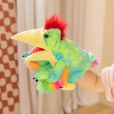 Marionnette Dinosaure: Dinosaure rouge jouet marionnette