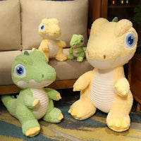 PELUCHE DINOSAURE: peluche dino grand yeux