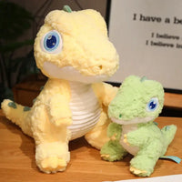 PELUCHE DINOSAURE: peluche dino grand yeux