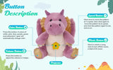 Peluche dinosaure interactive