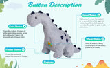 Peluche dinosaure interactive