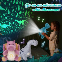 Peluche dinosaure interactive