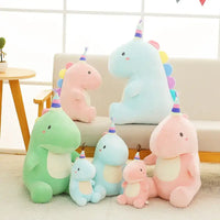 PELUCHE DINOSAURE: Peluche dinosaure licorne