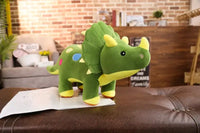 Peluche dinosaure multicolore