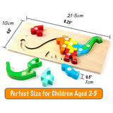 Puzzle Dinosaure: Puzzle panoramique Dino