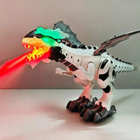 Robot Dinosaure: T rex blanc