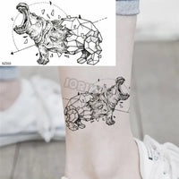 Tatouage Dinosaure: Tatouage dinosaure réaliste