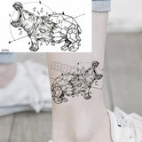Tatouage Dinosaure: Tatouage dinosaure réaliste