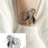 Tatouage Dinosaure: Tatouage dinosaure réaliste