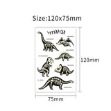Tatouage Dinosaure: Tatouage dinosaure squelette